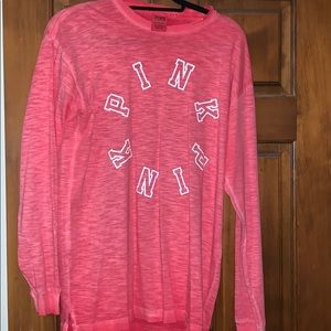 pink long sleeve